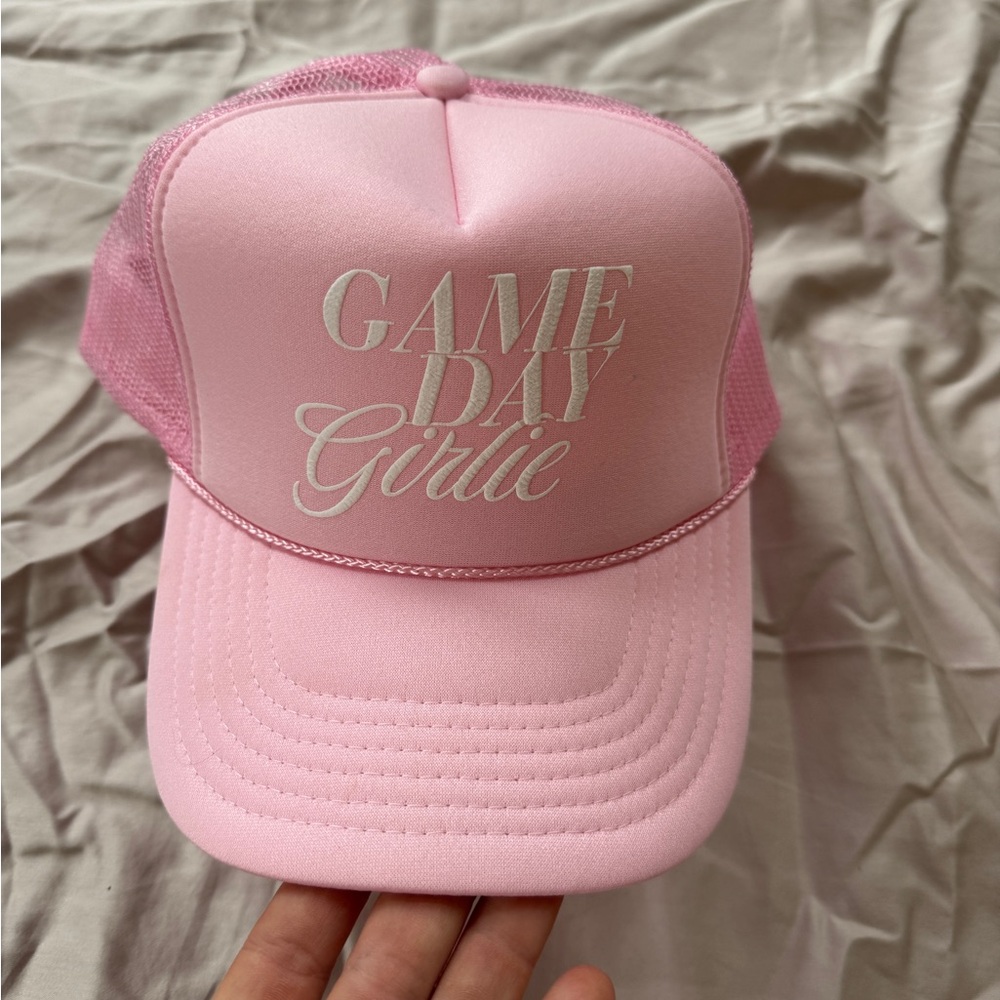 Pink Trucker Hat - Game Day Girlie